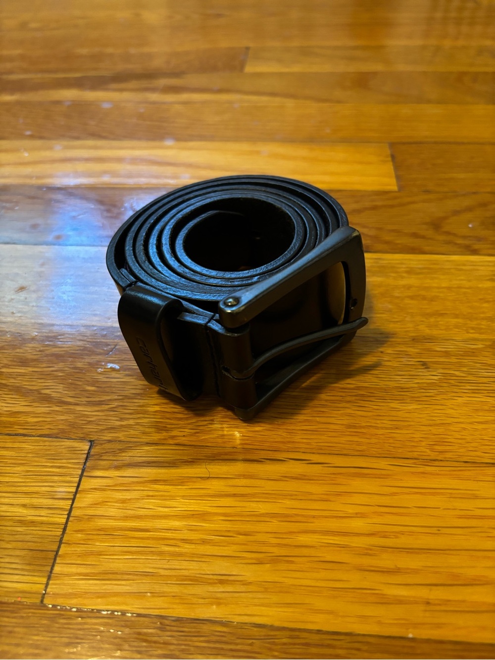 Carhartt black leather men’s belt 42